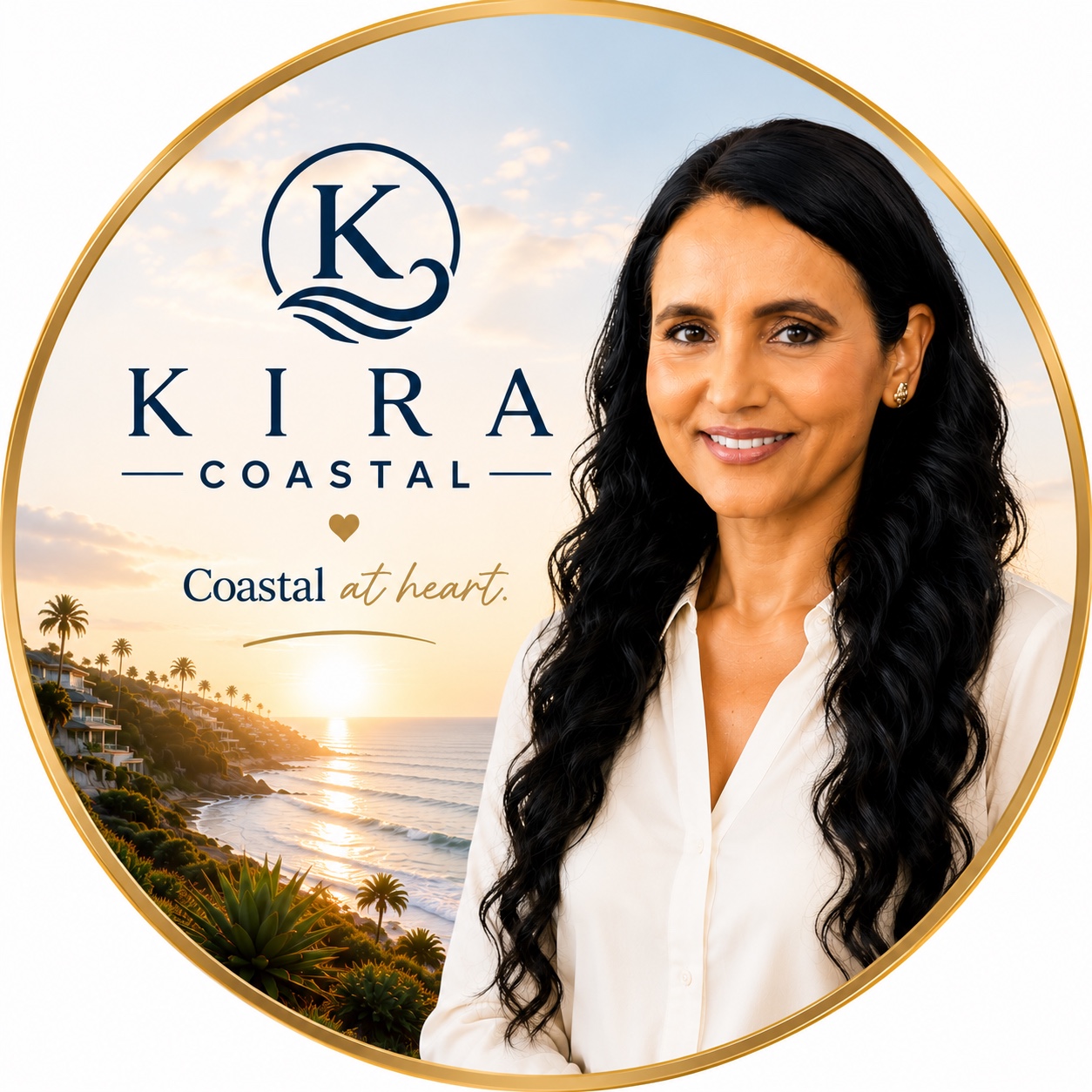 Kira Coastal portrait and brand image